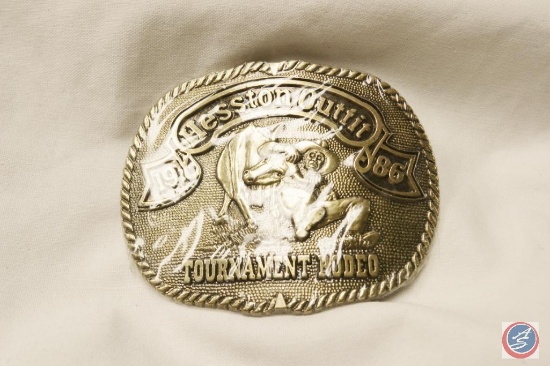 Series #2 Hesston Outfit 1986 Tournament Rodeo Brass