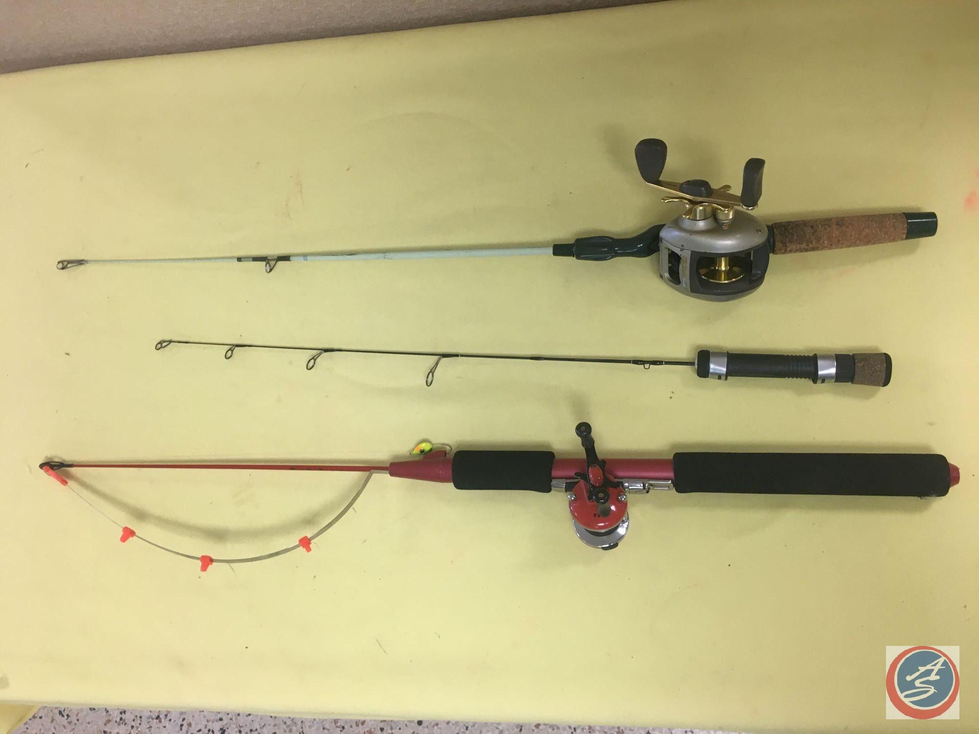 1) Ice Fishing Rod and Reel Combo Wonder Strike
