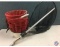 Frabill Landing Net (medium) and Bucket Boss organizer w/bucket