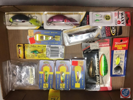 Lures of various types, crankbaits, spoons and more