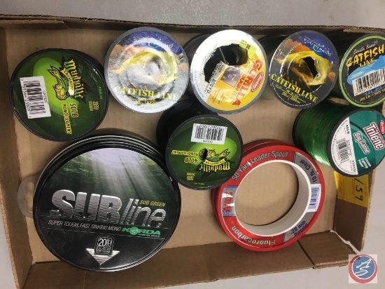 Fishing Line various styles and weights by Subline, South Bend, Berkley and more (partials)