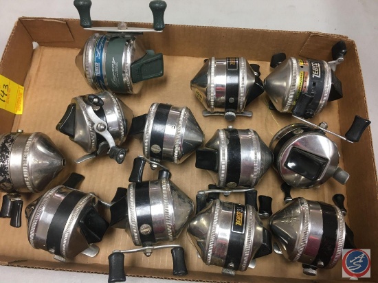 (12) Zebco fishing reels 33, Legacy (used)