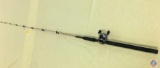 Rod and Reel Combo Abu Garcia Ambassadeur 5000 Special w/Reel Cover on Shakespeare Ugly Stik Catfish