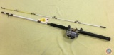 Rod and Reel Combo Synergy Steel Titanium 4000TI on Shakespeare KSC 66-2MH 6'6