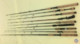 (9) Fishing Rods various styles and sizes