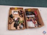 Assorted tools drill bits lighter carpet knife bike or hunting lights 126 assorted hunting lights