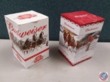 2011 Budweiser holiday Stein and 2001 Budweiser holiday Stein