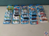 Assorted hot wheels in blister packs one each per pack