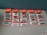 Assorted hot wheels in blister packs