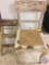 Antique Chair and Step Ladder (2 step)