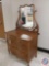 Vintage Antique Dresser w/Mirror (some drawer handles are broken in bag)