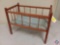 Vintage Wood Baby Crib