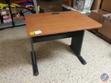 Wood Desk Measuring 35.5'' X 27'' X 30''