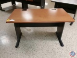 Wood Desk Measuring 47.5'' X 27'' X 30''