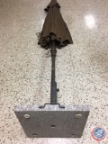 Patio Umbrella Bronze Pole w/Marble base