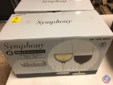 Symphony All Purpose Wine Stem Glasses 20 oz (1 box has 8 glasses and 1 box has 7 glasses)