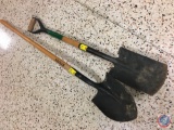 Truber Round Nose Shovel and Flat Nose Spade