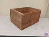 Vintage Wooden Crate Marked Banquet California Egg Plums From California Fruit Canners Association