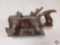 Antique Wooden Plough Plane {{DAMAGED TO NUTS}}