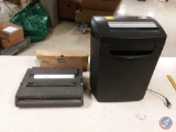 Aurora Paper Shredder, Hunter Engineering Co. Printer Model No. D111 and Dot Matrix Cartridge {{NEW