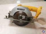 1 DeWalt battery operated skill saw