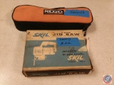 Smiley Skil 2-Speed Jig Saw Model No. 524 in Original Box and Rigid Fuego One Handed Reciprocating