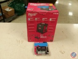 Milwaukee M18 Radio/USB Charging Station with Bluetooth Model No. 2792-20 and Milwaukee M18 Red