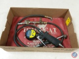 Pneumatic Digital Tire Pressure Gauge and T.O.M C.A.T Air Assisted Camber Adjustment Tool