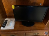 LG 22 inch television model number 22LN4510 with remote and manual