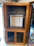 Entertainment Center w/ Storage 38'' x 18'' x 77''