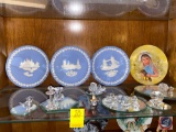 Collectible Glass Miniature Figurines, Collectors Plates