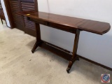 Vintage Drop Side Sofa Table with Sides Extended Measuring 55 x 15 x 27