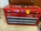 Craftsman Three Drawer Tool Box Including Sockets, Pipe Wrench, Craftsman Combination Wrenches and