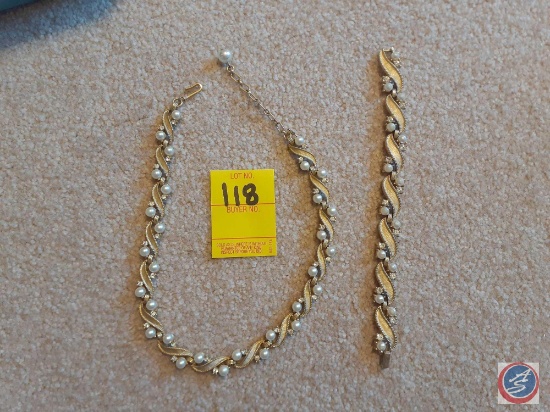 Vintage Trifari Necklace and Bracelet