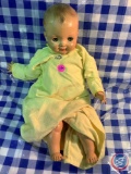 Vintage rubber faced and appendages sleepy eye baby doll