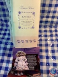 Princess house charming Lauren doll porcelain with box and accessories