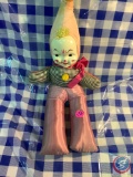 Clown doll kind of creepy with damage to face but who?s not gonna love this beautiful thing