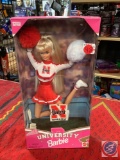 University Barbie Nebraska cornhusker cheerleader Barbie