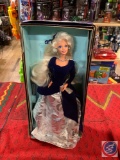 Winter velvet Barbie with box