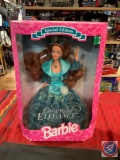 1994 emerald elegance Barbie in package some shelfware