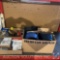 (2) Welding Masks, Pair of Linweld Welding Gloves, Pair of Unmarked Welding Gloves, (2) Hobart