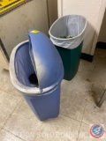 (2) Trash Cans {{ONE WITH LID}}