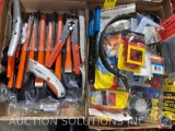 Husky Box Cutter, Wedge Set and Assorted Electrical Accessories