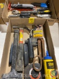 Mallet, Hammer, Lufkin Universal 100 Ft. Tape Measure, Allen Wrenches, Wedges and More