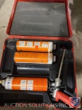 Hilti Ciba-Geigy CB120 Kit with (3) Canisters {{PARTIALLY USED}}
