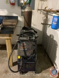 Hobart Ironman 250 Mig Welder on Caster with Attached CO2 Tank and Torch