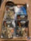 Star Wars Die Cast Metal Keys Chains 4 of 4 Collection and Star Wars Holographic Tins with