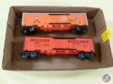 {{2X$BID}} Replica Western W.M.R.X Maryland Model Train Car and Replica Lionel Missouri Pacific