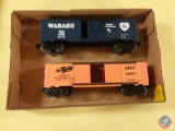 Replica Wabash WAB 6439 Serving The Heart Of America DF Box Car and Replica M-K-T 16623 The Ratty