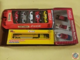 Matchbox Coca-Cola Cars, Coca-Cola American Box Set Die-Cast, Racing Champions Nascar 1:87 Scale